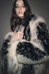 Manteau en Fausse Fourrure Emilia