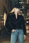 Manteau en fausse fourrure Tess