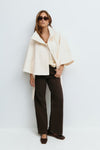 Manteau Cape Ceinturé Serena
