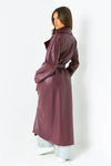 Manteau Trench en Cuir Dani